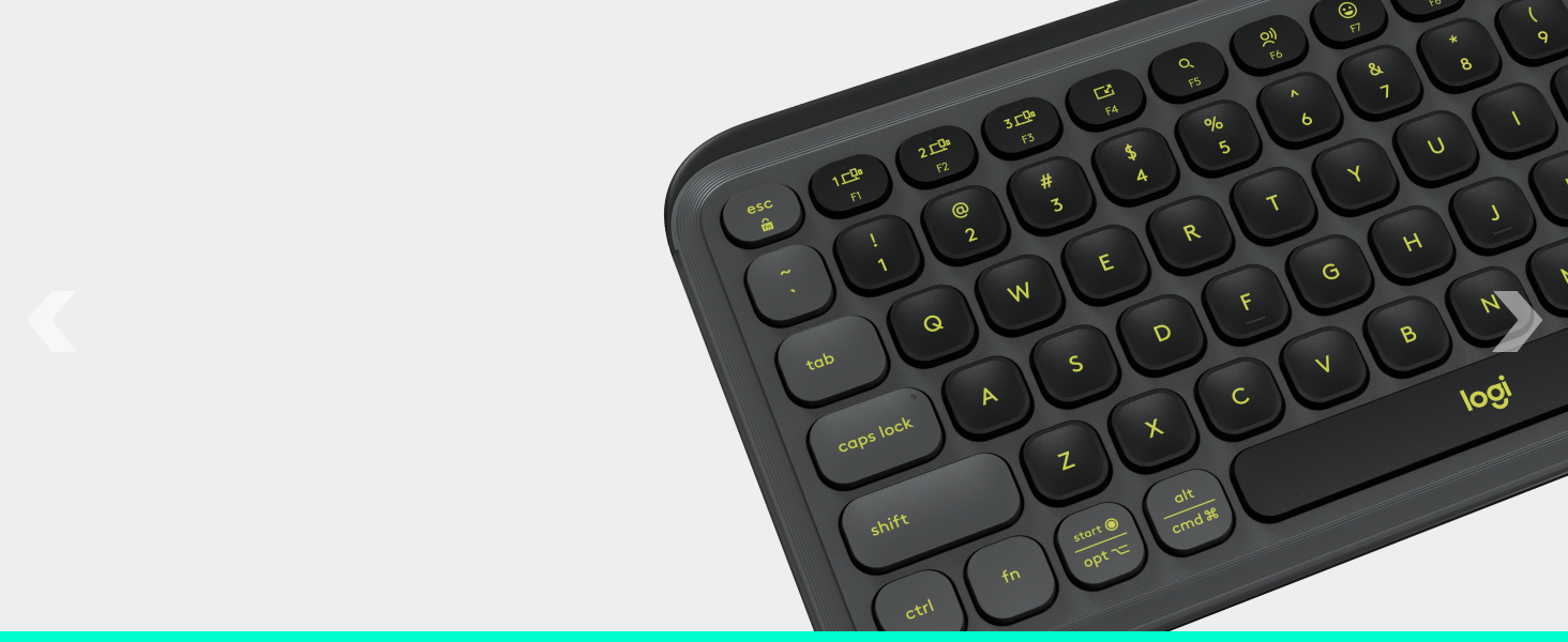 OP ICON KEYS Wireless Bluetooth Keyboard with Programmable Keys