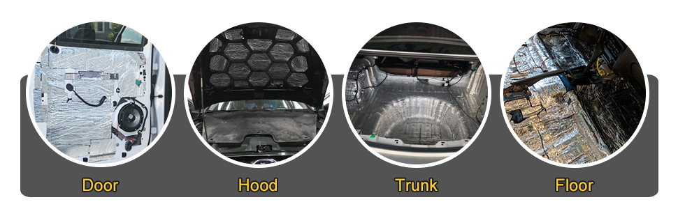 Trunk Soundproofing materials