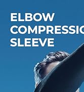 LP SUPPORT 668 Elbow Compression Sleeve Brace, Tennis and Golfer’s Elbow, Tendonitis, For Workout...