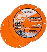 USEWIN 2 Pack Cut Off Wheels 4 1/2 Inch with 7/8" Arbor, Angle Grinder Cutting Disc, Diamond Cutt...