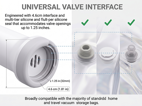 Cordless Electric Vacuum Pump for Storage Bags