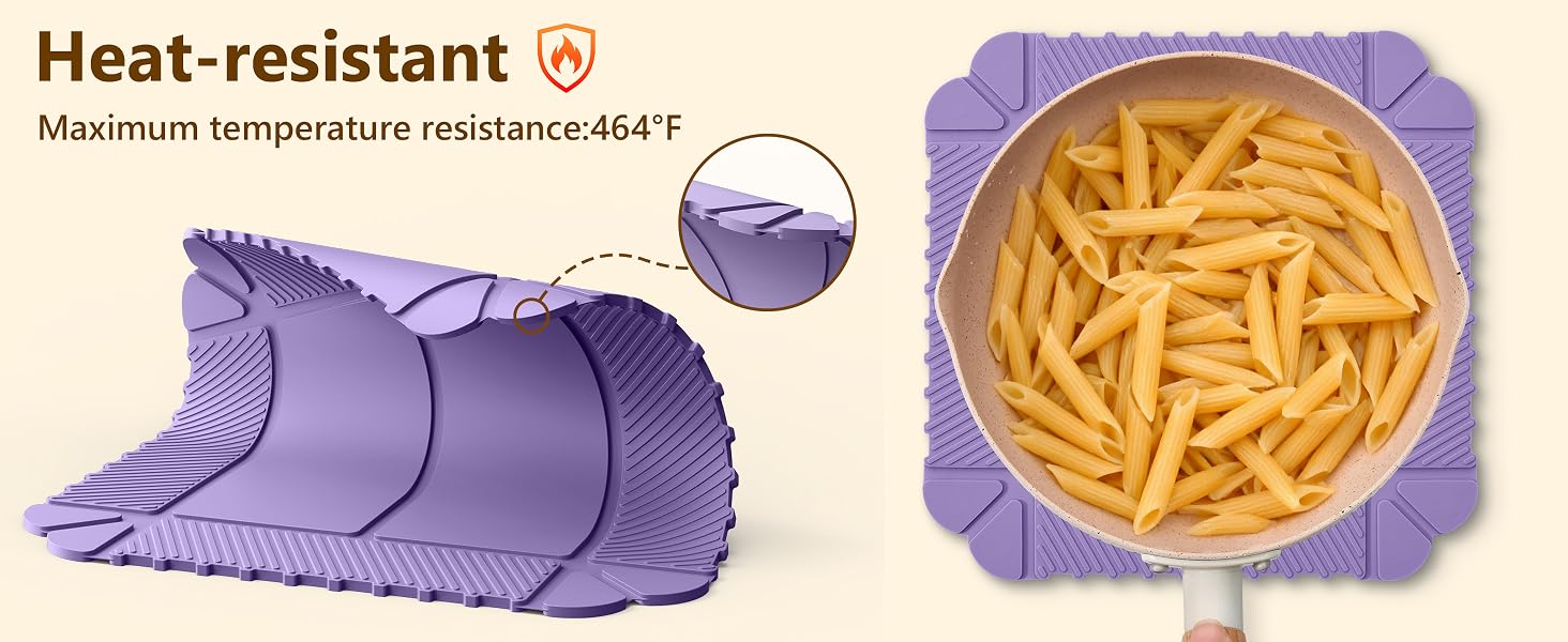 Heat Resistant &amp;amp; Non-Slip Kitchen Trivet for Countertop Table Protection