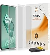 Akcoo Matte Screen Protector for OnePlus 12, UV Tempered Glass [2 Pack], Anti Glare/Edge to Edge ...