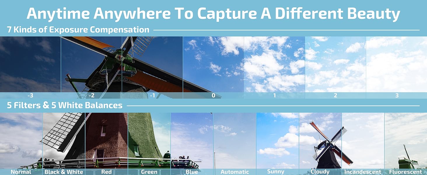 5 Filters &amp;amp; 5 White Balances