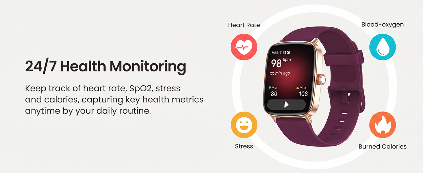 Smart Watch for Women Men