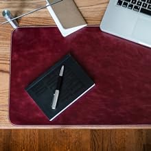 Londo Genuine and PU Leather Extended Mouse Pad - Desk Mat