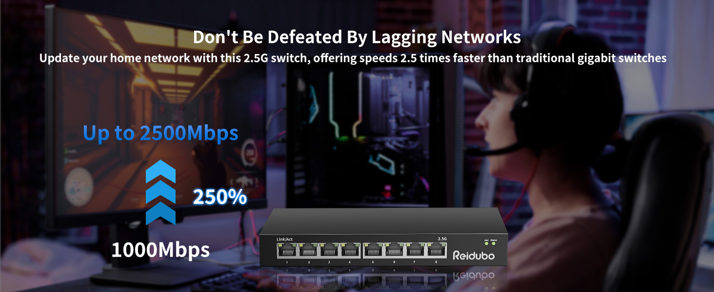 2.5gb switch 8 port