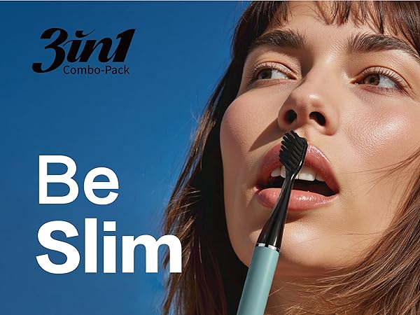 MIPOW BRUSH GO Slim i4 Slim Pro i4 Electric Toothbrush E-toothbrush Brush Head Sonic Vibrate Blue