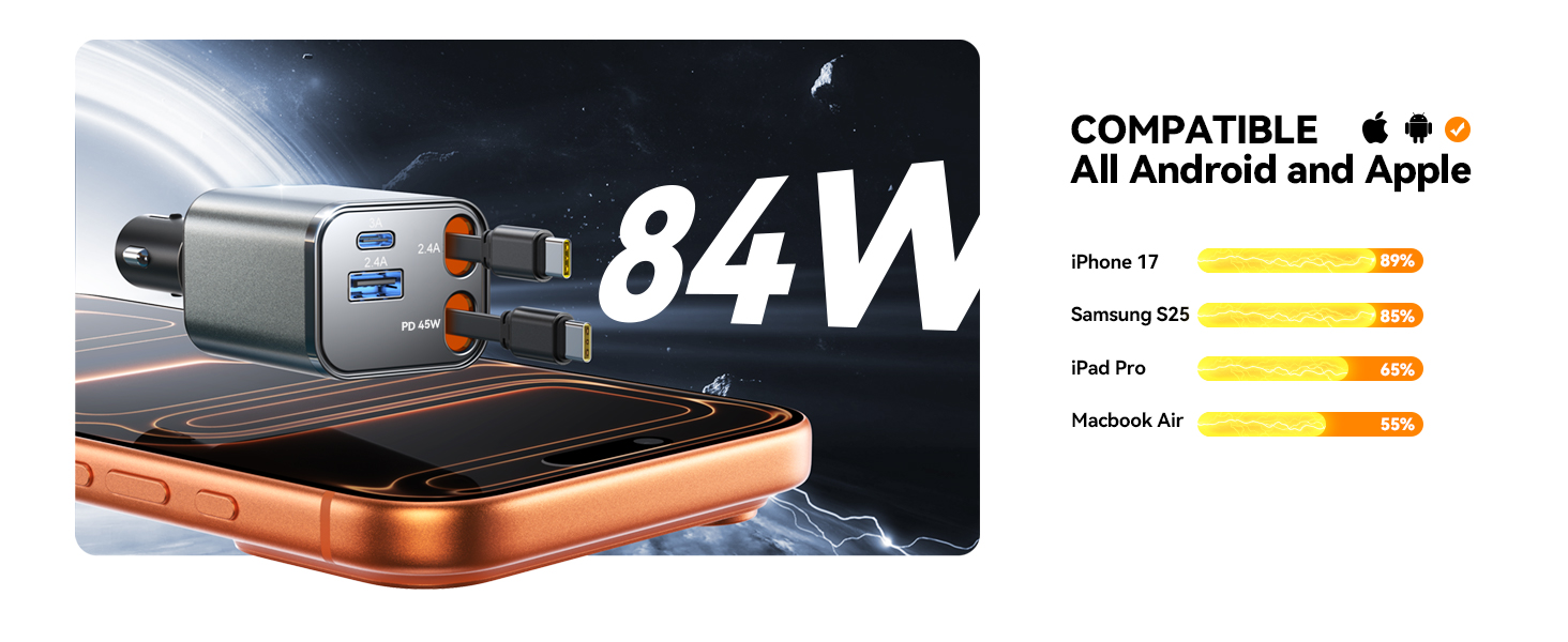 iphone 16 car charger iphone 17 pro car charger