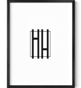 HAUS AND HUES Black Aluminum Frame Set of 1 - 12x16