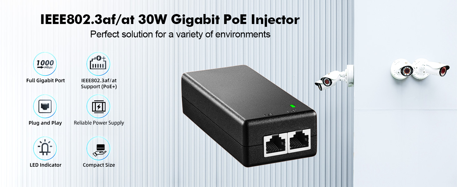 30W PoE Injector