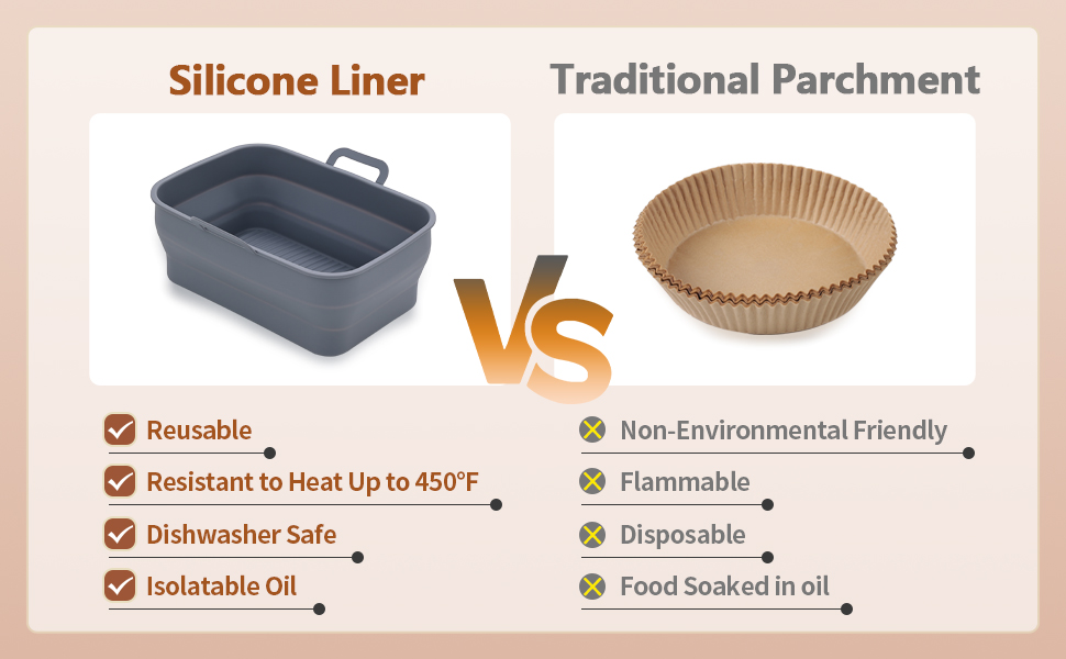 air fryer silicone liners