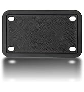 XCLPF Motorcycle Silicone Black License Plate Frames| motorbike License Plate Holder | Silicone B...
