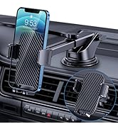 TICILFO Car Phone Holder [Military-Grade Suction] Phone Stand for Car [Super Stable] Automobile C...