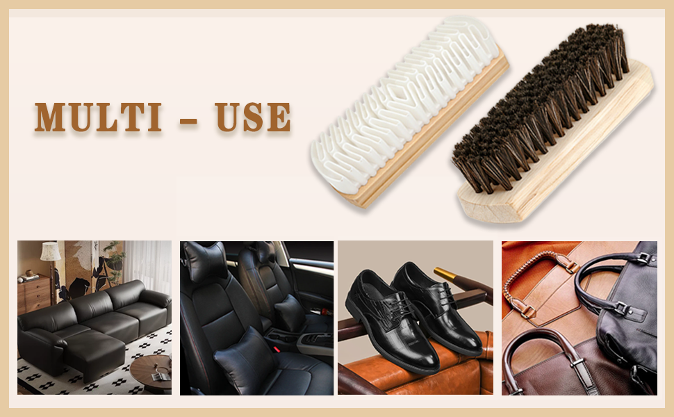 Shoe Brush Boot,Horse Hair Brush for Leather Suede Brush,Shoe Brushes for Cleaning