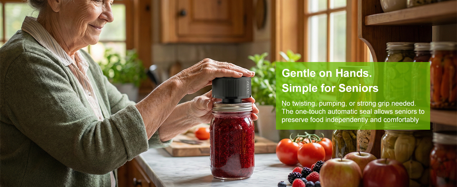 Electric Mason Jar Vacuum Sealer Kit