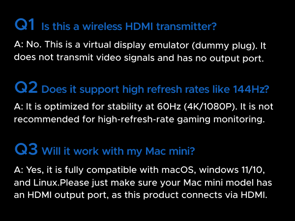 HDMI Dummy Plug