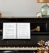 CRANBURY 9x12 Sheet Music Binder – Spiral Bound, Lay Flat, Dual Usage Sheet Protectors, Write Dir...