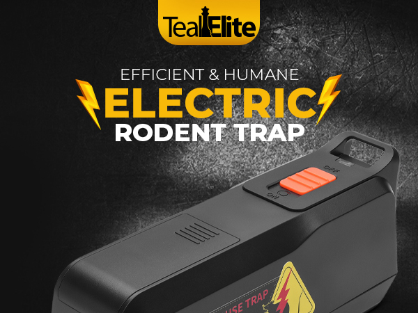 Humane Electronic Rodent Trap Zapper Electric Mouse Rat Squirrel Kill Pest Control Indoor Safe