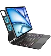 Keyboard Case for iPad Air 11-inch (M3 2025 / M2 2024) &amp; iPad Pro 11 inch(1st/2nd/3rd/4th Gen) – ...