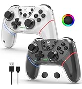 AceGamer 2 Pack Stinto Pro Wireless Controller for Nintendo Switch 2/Switch/Lite/OLED/PC/Steam, H...