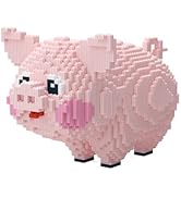BDYDT Animal Pig Micro Building Blocks Set(2745PCS) Gift for Adults and Kids