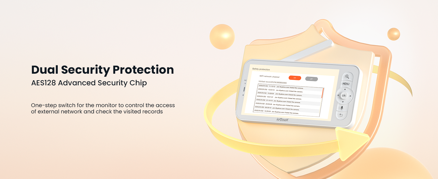 secure baby monitor