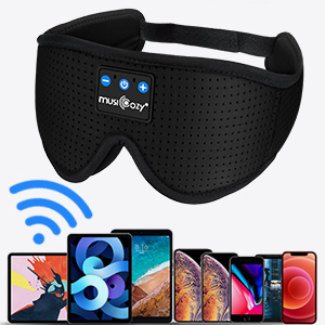 sleep headphones Bluetooth headband earbuds music mask unique birthday holiday gifts