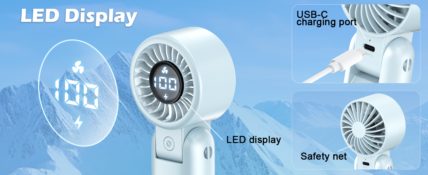 handheld fan rechargeable