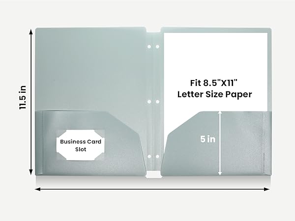3 Hole Pocket Folders