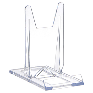 clear book display stand