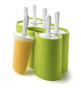 ZOKU Classic Pop molds six popsicle molds in green base