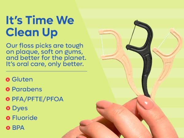 Gluten-free floss picks! Tested by dentists, dental hygienists more. How?