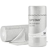 UPSTAR Microfiber Cleaning Cloth, Reusable Paper Towels Rolls, Cleaning Rags for Cleaning Kitchen...