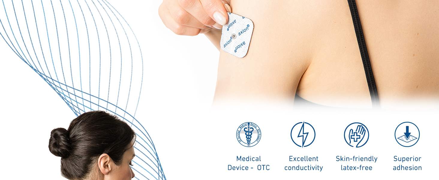 TENS unit electrode pads are certified medical device for OTC use with excellent conductivity