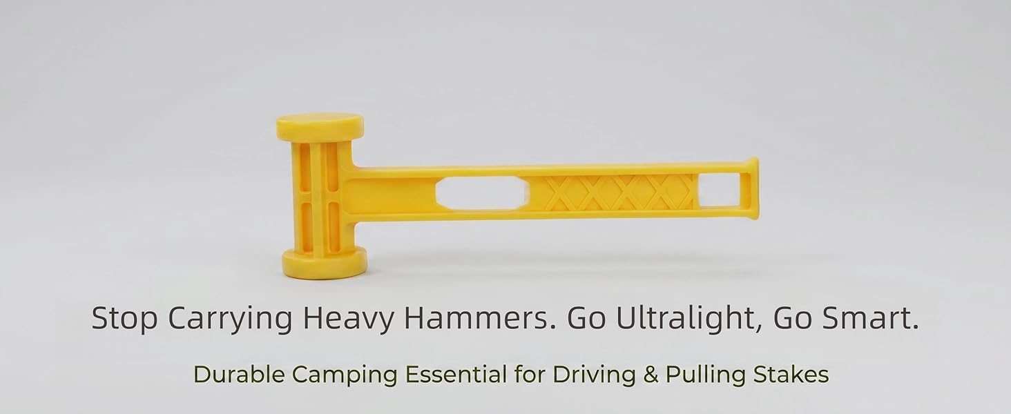 Ultralight 3.1oz - Packs like a feather, hammers like a pro.