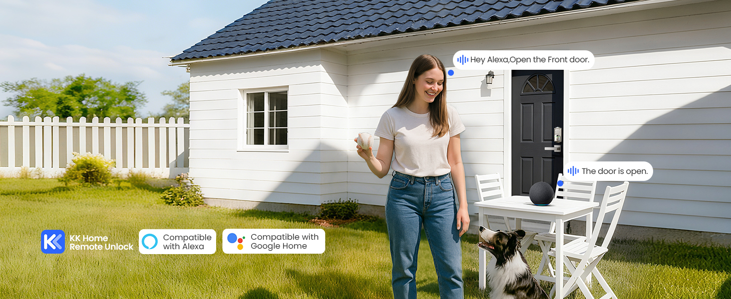 smart door lock Voice Unlock