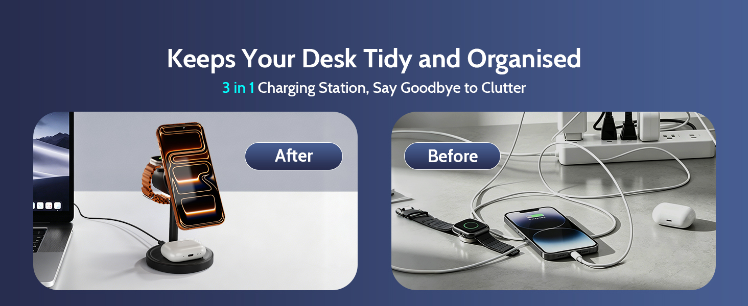 3-1 wireless charging station for apple