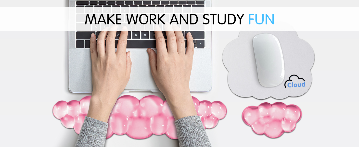 cloud keyboard wrist rest