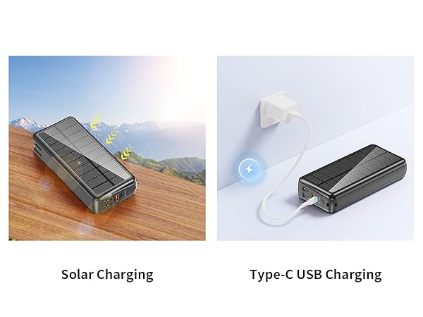 Fast Charging Solar Power Bank