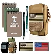 BellaVitas Tactical Pouch Small Notebook Cover EDC Utility Bag Tool Pouch Phone Pouch Holder with...