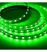 iNextStation Green LED Lights 12V LED Light Strip 16.4ft/5m Flexible LED Strip Lights Cuttable 30...