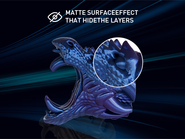 Burnt titanium filament