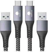 CONMDEX Android Auto USB Cable [Upgrade, 3ft, 2-Pack] 10Gbps USB 3.1 Gen 2 Data Transfer, 3A Fast...