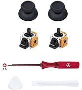 Mcbazel 7 in 1 Joystick Repair Kit for PS5 Controller, 3D Analog Joystick Thumb Sticks Replacemen...