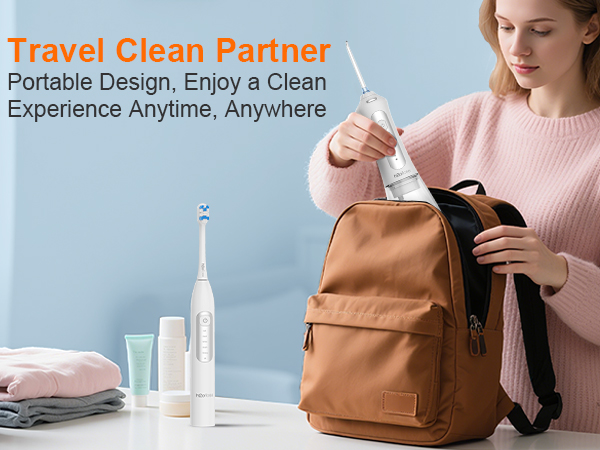 2-in-1 brushing &amp; flossing electric toothbrush