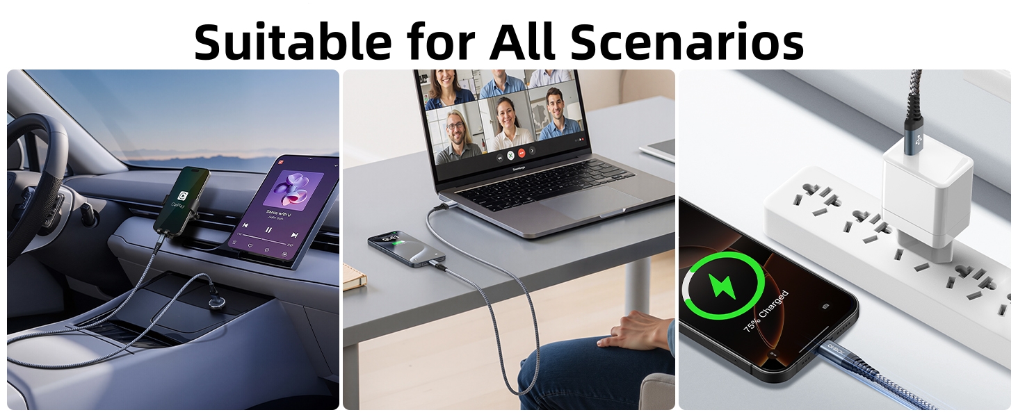 usb to usb c fast charging cable