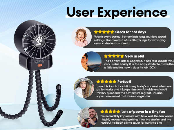 Outdoor Stroller Fan