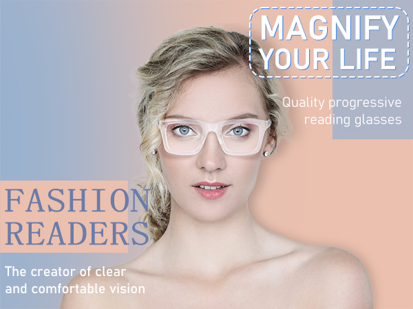 bluelight readers progressive women men computer readers glasses with clear lens