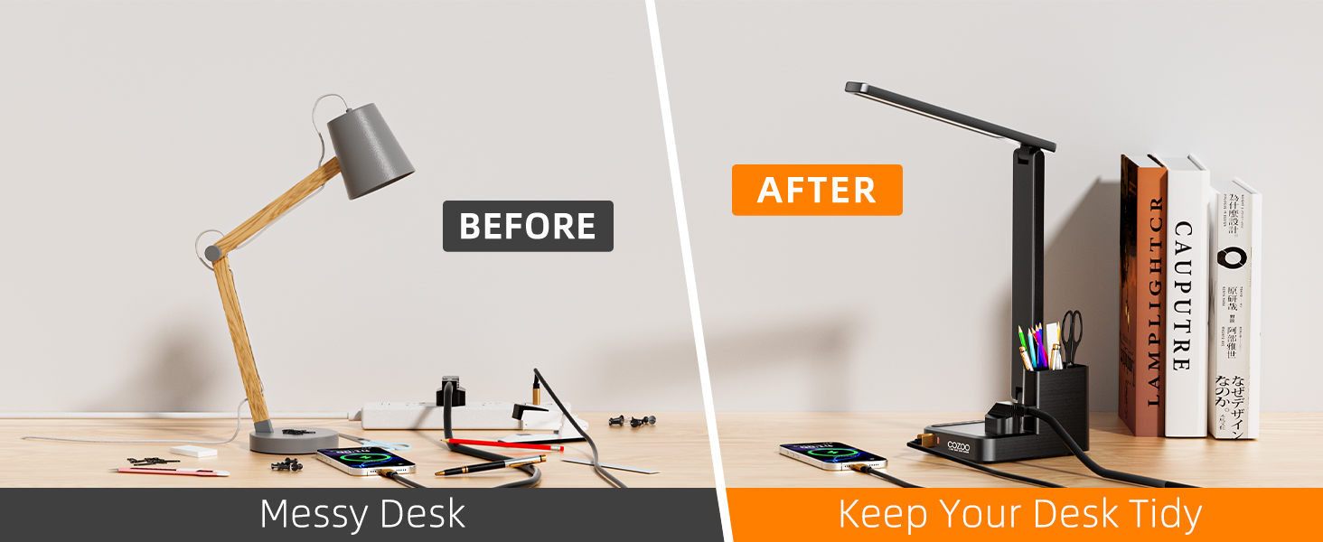 LED Desk Light Small Desk Lamp Kids Study Lamp